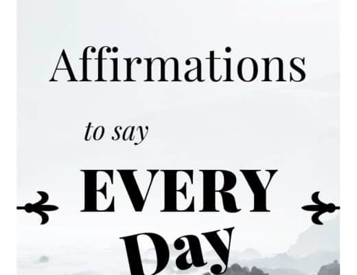 Positive Affirmations to say Every Day | girlhasamind.com