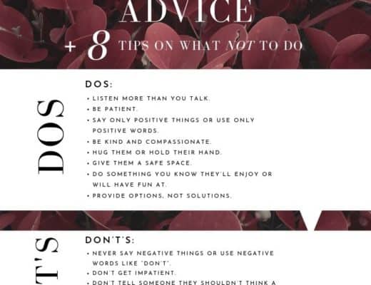 Do you struggle giving advice? Never know what to say? Learn all the dos and don’t’s of how to give advice that is helpful and all the things you should NOT do. 8 Tips On Giving Advice Plus 8 Tips On What NOT To Do | girlhasamind.com | #girlhasamind #confidence #successmindset #positivethinking #advice