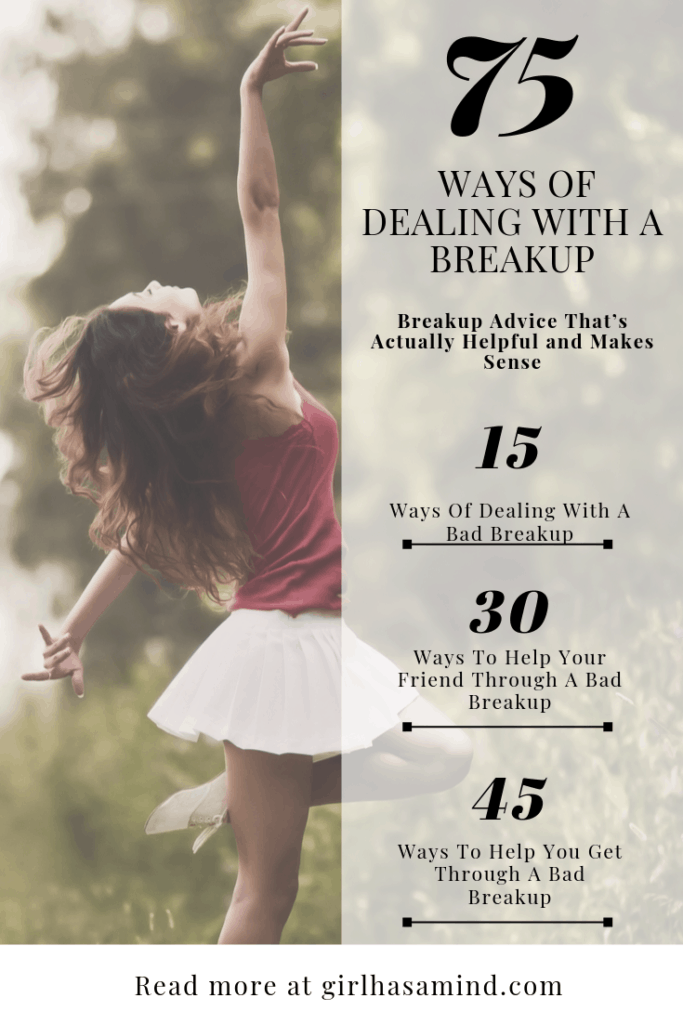 75 Pieces of The BEST Breakup Advice You’ll Ever Receive Plus Breakup Advice That’s Actually Helpful and Makes Sense | girlhasamind.com | #breakup #breakupadvice #love #relationships #relationshiphelp #BreakingUpARelationship #successmindset #positivethinking #advice #girlhasamind