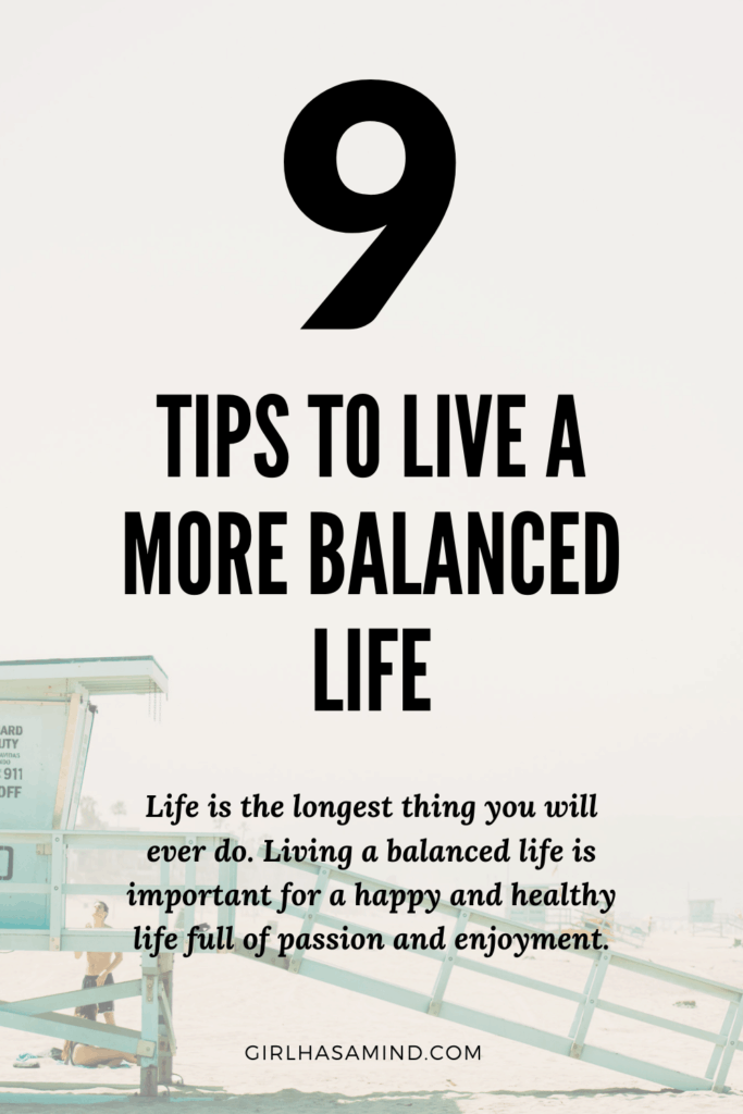 why balance is important in life