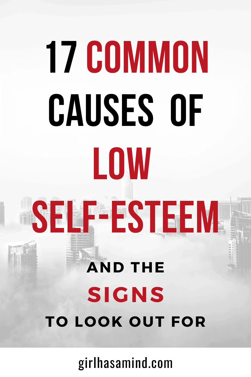 low self esteem causes