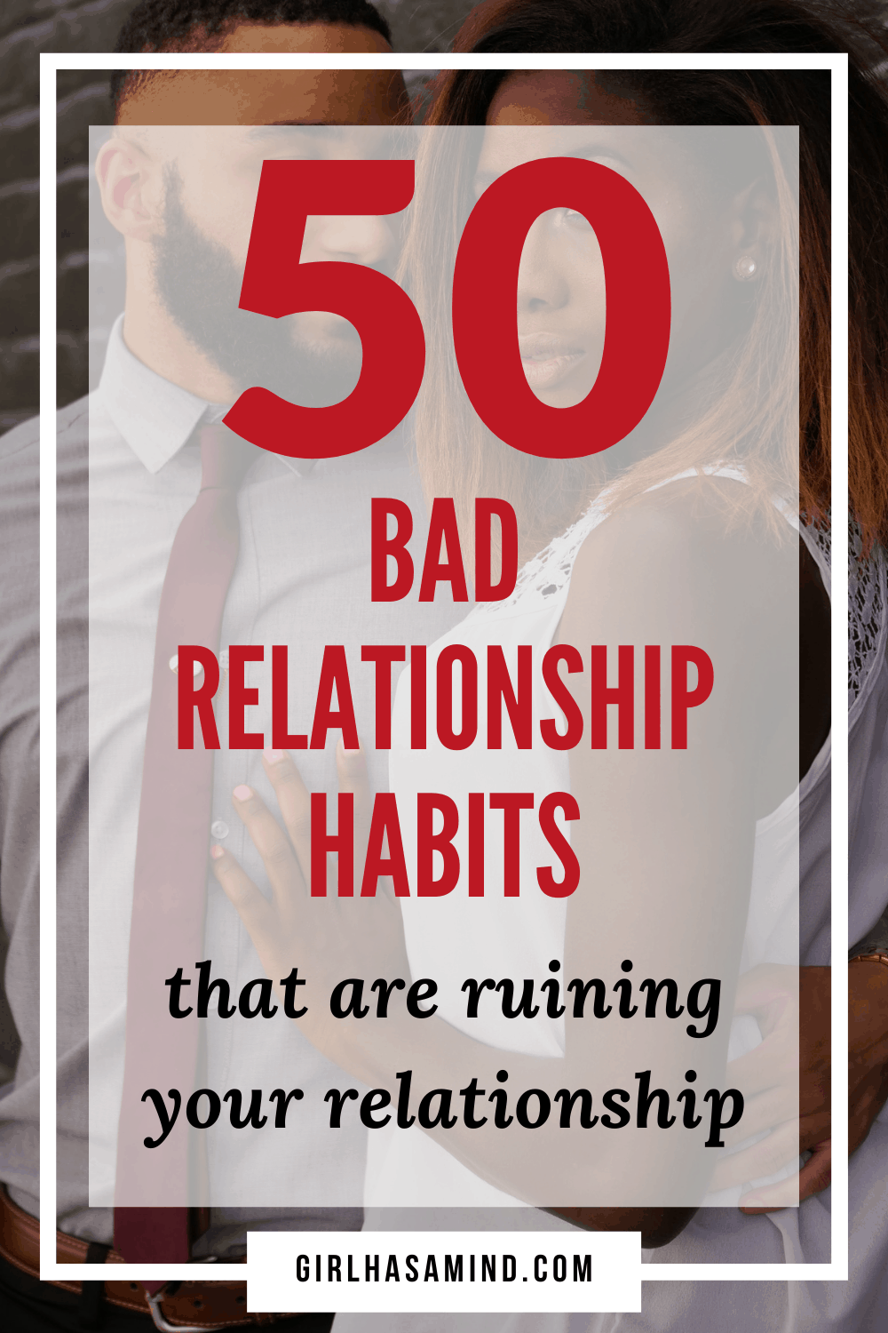 bad relationship habits